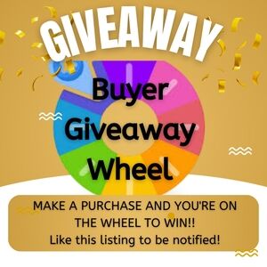 Giveaway Wheel! IM SPINNING THE WHEEL!!